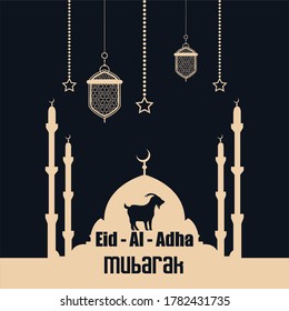 Happy Eid Al Fitr Vector Islamic Stock Vector (royalty Free) 1404711725