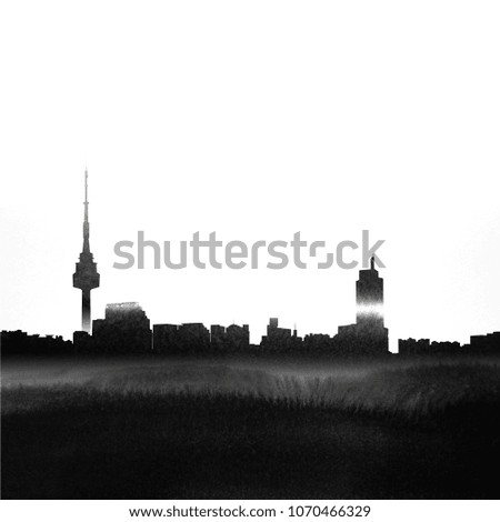 Similar – Berlin Skyline Horizont