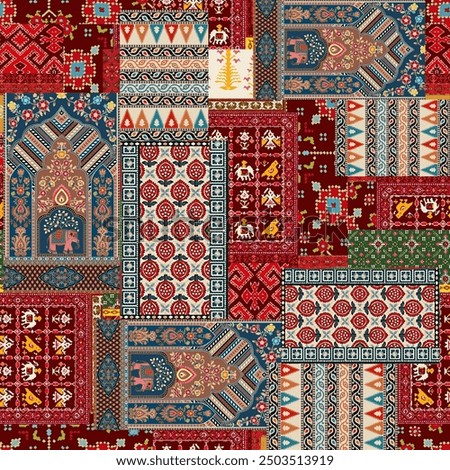 Traditional motif pattern abstract background wallpaper design 