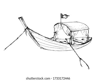 411 Thai Boat Sketch Images, Stock Photos & Vectors | Shutterstock