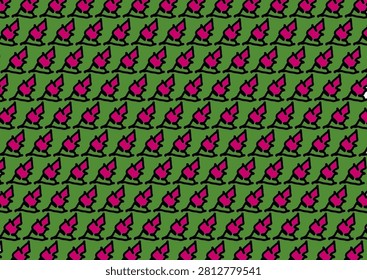 Traditional Thai textile pattern vector desig