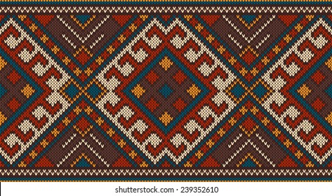 Traditional Tribal Aztec Seamless 