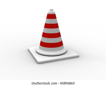 Safety Cone Simple Illustraton Clip Art Stock Vector (Royalty Free ...