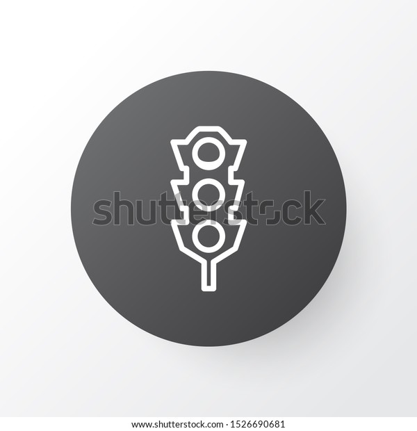 Traffic lights icon symbol. Premium quality\
isolated stoplight element in trendy\
style.