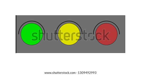 Traffic lights to stop the\
car