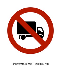 No Trucks Signs Images, Stock Photos & Vectors | Shutterstock