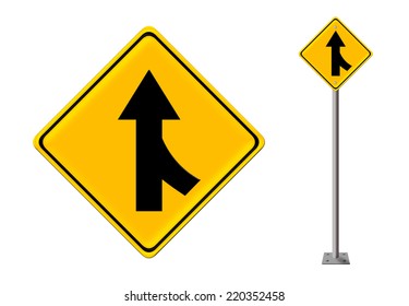 3,286 Merge traffic sign Images, Stock Photos & Vectors | Shutterstock