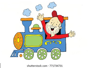 Train And Conductor