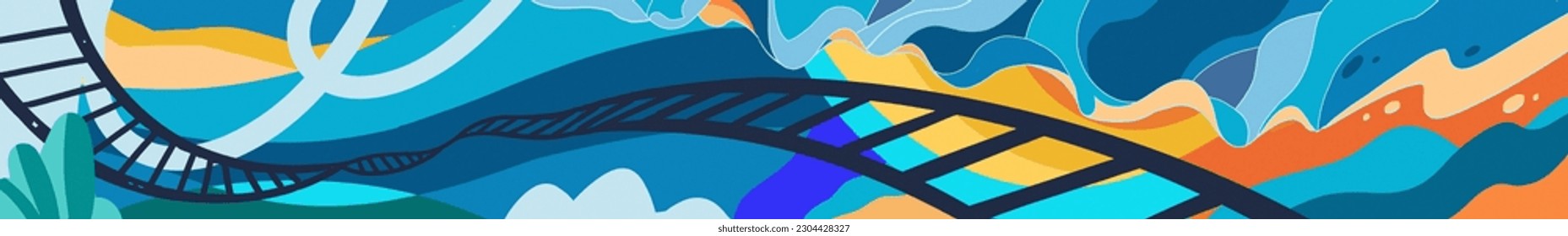 Train vector pattern seamless illustration. pattern design. rail illustration
