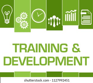 Training Development Concept Image Text Related Stock Illustration ...