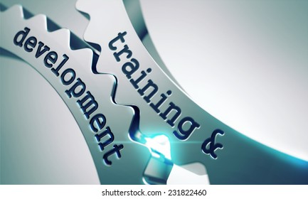 Training and Development on the Mechanism of Metal Gears. - Powered by Shutterstock