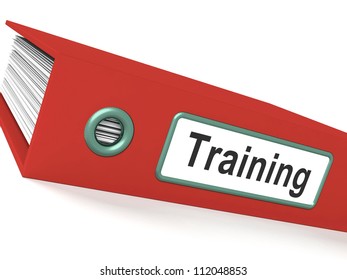 Training File Showing Education And Development - Powered by Shutterstock