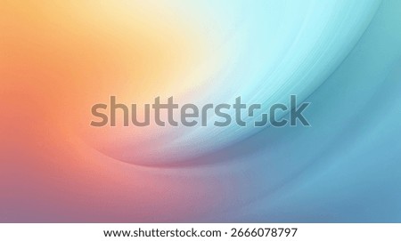 Tranquility and harmony concept with abstract soft pastel gradient swirl background for creative design and modern branding
