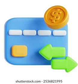 transaction credit card 3d icon - Powered by Shutterstock