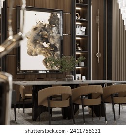 Transform your kitchen into a masterpiece with our commercial house kitchen interior illustration. Sleek design, modern functionality the perfect blend for culinary excellence. Elevate your space now!