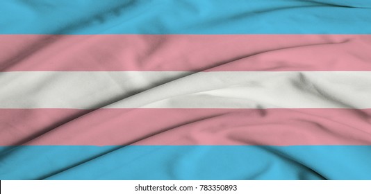 Transgender Flag Silk