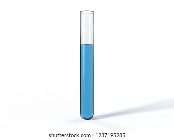 Transparent Glass Flask Blue Liquid On Stock Illustration 1237195288 ...