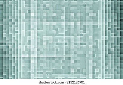 transparent maze background with green beige overlay  For wallpaper, website, decoration, design