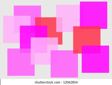transparent squares pattern