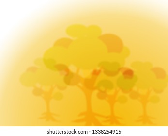 Transparent tree wallpaper