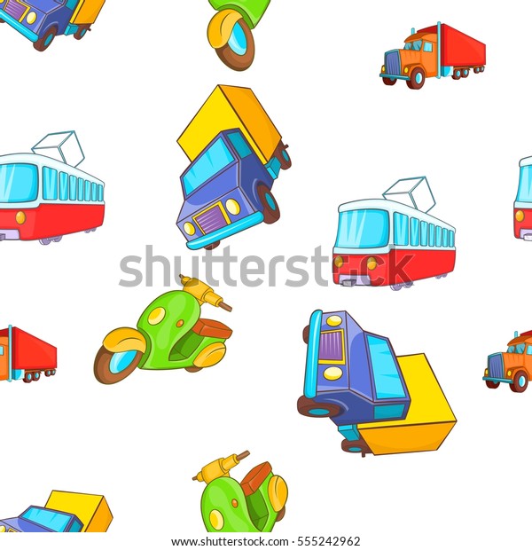 Transport pattern. Cartoon illustration of transport \
pattern for\
web