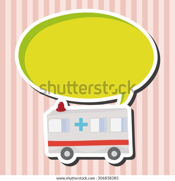 transportation ambulance,\
cartoon speech\
icon