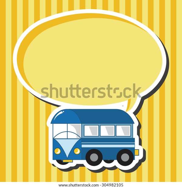 transportation bus, cartoon
speech
icon