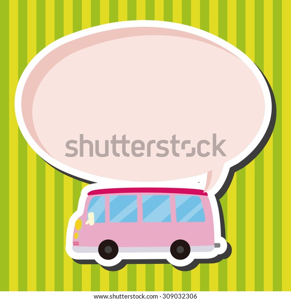 transportation bus, cartoon\
speech\
icon
