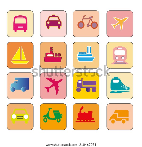 Transportation icons,transport\
icons