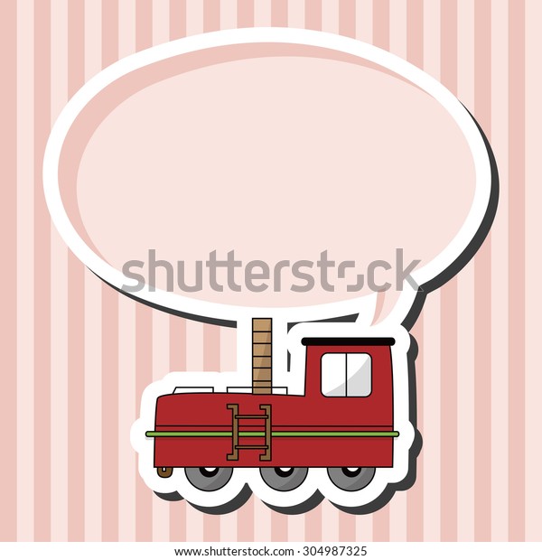 transportation train, cartoon\
speech\
icon