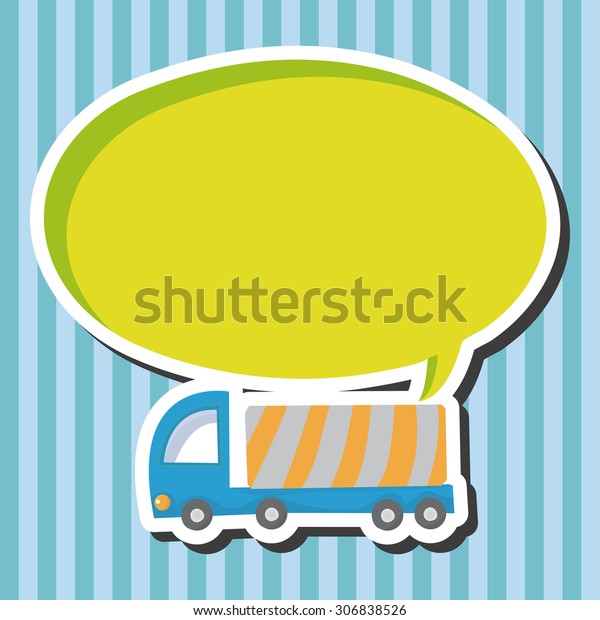 transportation truck, cartoon
speech
icon
