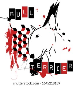 Trash Polka Style Bull Terrier