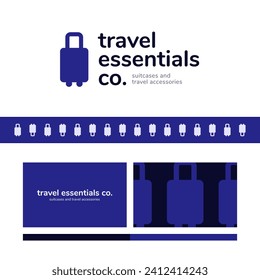 Travel Essentials Co Suitcases And Travel Accessories, logo vector template - Powered by Shutterstock