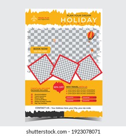 Travel And Tour Flyer Design Template