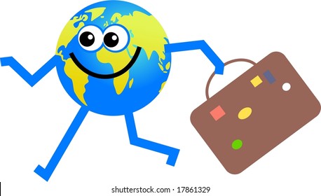 travelling globe