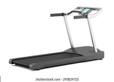 Treadmill Isolated On White Background