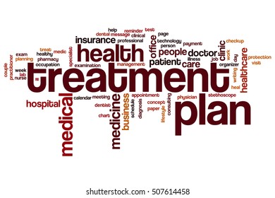 Treatment Plan Word Cloud Concept Stock Illustration 507614458 ...