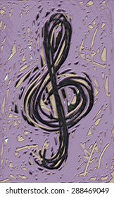 treble clef background
