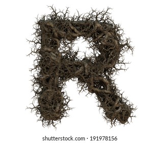 Tree Branch Alphabet Stock Illustration 191978156 