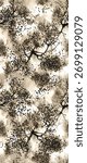 Tree and leaf themed pattern. Suitable for printing.