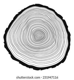 Tree Rings Background Stock Illustration 231947116 | Shutterstock