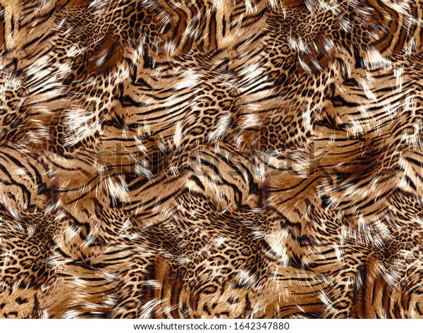 Trend background with leopard pattern. Background for custom wallpaper mural.