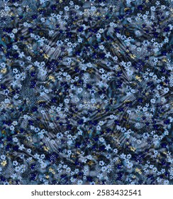 Trendy Abstract Seamless Pattern Design, Repeatable Textile Fabric Print, Multicolor  Allover Floral , flowers Design pattern