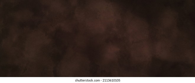 Trendy Antique Watercolor Memorabilia Sepia Brown With Dark Slate Gray Colors Abstract Texture Background Grunge Concept