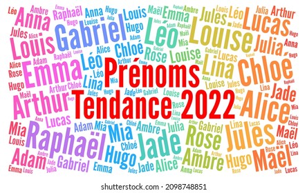 Trendy First Names In 2022 In France 