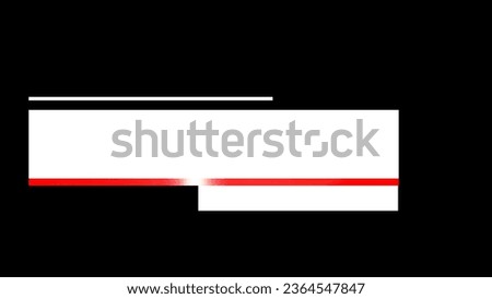 Trendy modern stylish lower third intro infographic title bar motion graphic. In and out of animating l3rd for blogger, video documentation, social media, and presentations.