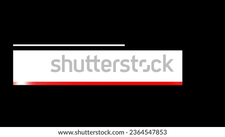 Trendy modern stylish lower third intro infographic title bar motion graphic. In and out of animating l3rd for blogger, video documentation, social media, and presentations.