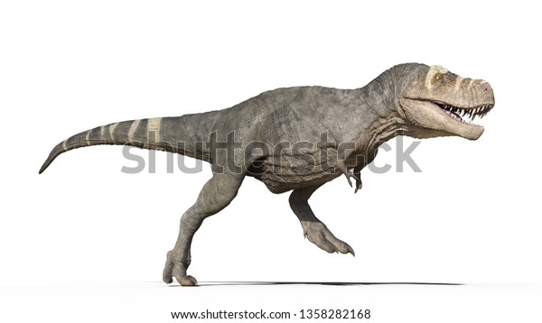 Trex Dinosaur Tyrannosaurus Rex Reptile Running Stock Illustration 1358282168