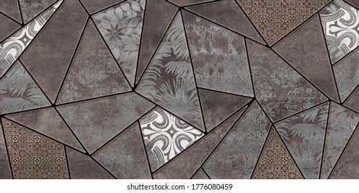 triangle italian wallpaper vintage designs