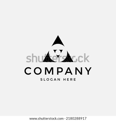 A triangular logo that protects against viruses.